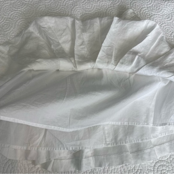 Wilfred 100% Organic Linen White Mini Skirt size 4 - Picture 9 of 9
